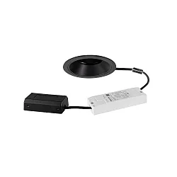 Plafondinbouwarmatuur BINATO draaibaar, roteerbaar, direct IP20, zwart dimbaar