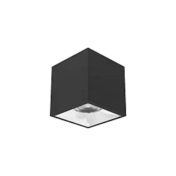 downlight APOLLO MAXI square, smooth, switchable IP20, powder coated, black 