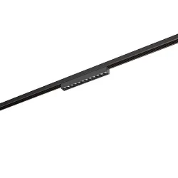track linear luminaire PEPA LINEAR 22CM LENS rigid, DALI controllable, with lens optics IP20, black matt dimmable