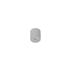 downlight APOLLO MICRO round, DALI controllable, faceted IP20, powder coated, silver dimmable