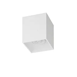 surface luminaire TURN-S GU10 1 flame, rigid, square IP20, white matt dimmable
