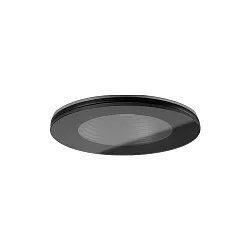 Downlight COVER-UP rond, stijf, helder, zwart