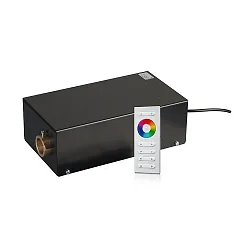 Vezelprojector FIBATEC PROJECTOR RGB+W RGBW IP20, zwart dimbaar