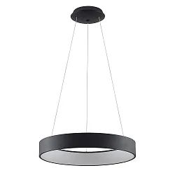 Pendelarmatuur GEORGA 2CCT DIM CCT Switch, Ring-Vorm IP20, zwart mat dimbaar