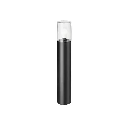 Lichtpaal COOQUEE E27 IP65, zwart, transparant