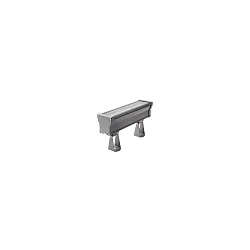 panel spot WALLWASHER IP66, titanium dimmable