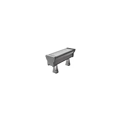panel spot WALLWASHER IP66, titanium dimmable
