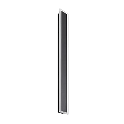 Wandarmatuur voor buitenshuis MASBATE 100CM hoekig, CCT Switch, schakelbaar IP65, zwart mat 