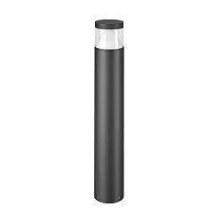 Lichtpaal MEDUSA hoekig, schakelbaar LED IP54, grafiet 