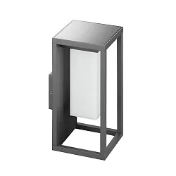 solar wall luminaire RUBI  switchable LED IP54, grey 