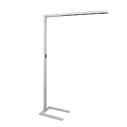 Staande lamp BEVON met bewegingsmelder LED IP20, zilver