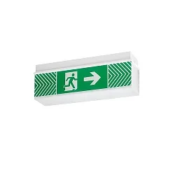 Noodverlichting EKW eenzijdig, tweezijdig IP54, wit