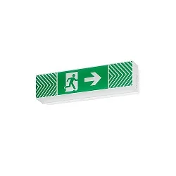 Noodverlichting EKW eenzijdig IP54, wit