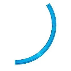 Colour ring set (3pc.) for surface luminaire SUNNY (BRUM-12208073) - changes indirect light from white to coloured light, blue