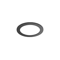 ring MUNA MIDI round, black matt