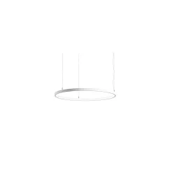 Pendelarmatuur ANDROS IN Ø 80CM Bluetooth aanstuurbaar IP20, gepoedercoat, wit mat dimbaar