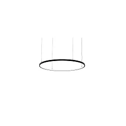 Pendelarmatuur ANDROS IN Ø 120CM DALI aanstuurbaar IP20, gepoedercoat, zwart mat dimbaar