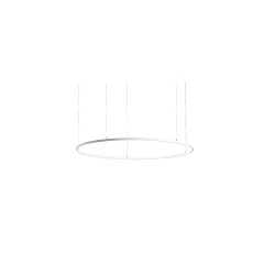 pendant luminaire ANDROS IN Ø 180CM Matter controllable IP20, powder coated, white matt dimmable