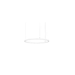 Pendelarmatuur ANDROS IN/OUT Ø 800CM Bluetooth aanstuurbaar IP20, gepoedercoat, wit mat dimbaar