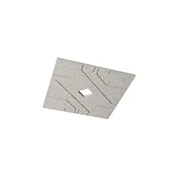 akoestisch element SILENTIUM (STRUCTURE) 89.5CM hoekig, symmetrisch, beige