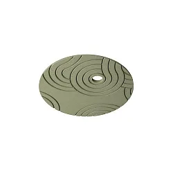 akoestisch element SILENTIUM (STRUCTURE) 89.5CM rond, asymmetrisch, saliegroen