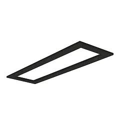 acoustical element SILENTIUM LONG 167x47CM square, black
