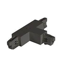 3-fase T-connector beschermingsgeleider links, zwart