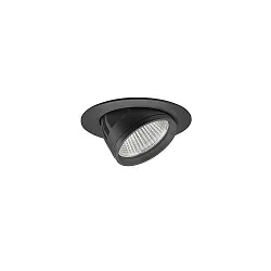 Plafondinbouwarmatuur ARTEMIS MICRO rond, direct IP20, zwart dimbaar
