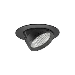 Plafondinbouwarmatuur ARTEMIS MAXI rond, direct IP20, zwart dimbaar