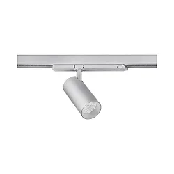 3-fase spot TRAXX MICRO rond, roteerbaar IP20, zilver dimbaar