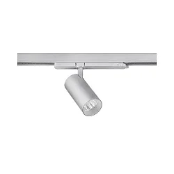 3-phase spot TRAXX MIDI round, rotatable IP20, silver dimmable