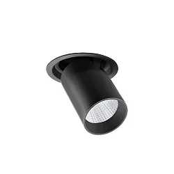 Spot TRAXX MICRO rond, draaibaar, roteerbaar, schakelbaar LED IP20, zwart 