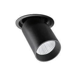 Spot TRAXX MAXI rond, draaibaar, roteerbaar, schakelbaar LED IP20, zwart 