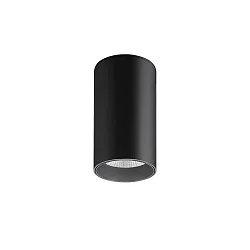 Opbouw armatuur TRAXX MAXI rond, direct IP20, zwart dimbaar