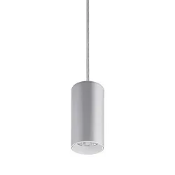 Pendelarmatuur TRAXX MINI rond, schakelbaar LED IP20, zilver 