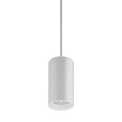Pendelarmatuur TRAXX MIDI rond, schakelbaar LED IP20, zilver 