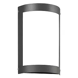 Outdoor LED wall luminaire 16/3 with motion detector, IP44, 12W 3000K 1200lm, stainless steel / opal glass, anthracite