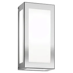 Outdoor LED wall luminaire AQUA RAIN, IP44, 12W 3000K 1200lm, stainless steel, brushed