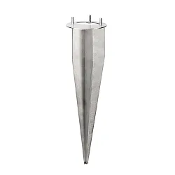 Grondspies POWER CMD-9016 hoekig, mechanisch, rvs