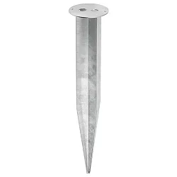 Grondspies STAND LUMINAIRE rond, mechanisch, rvs