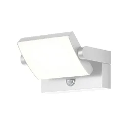 Wandarmatuur voor buitenshuis CCT Switch, kantelbaar, met bewegingsmelder IP54