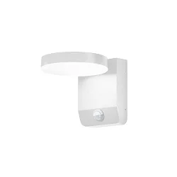 Wandarmatuur voor buitenshuis CCT Switch, kantelbaar, met bewegingsmelder IP54