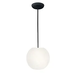pendant luminaire ACAI 21 1 flame E27 IP20, mat, opal white dimmable