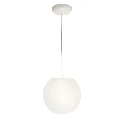 pendant luminaire ACAI 21 1 flame E27 IP20, mat, opal white dimmable