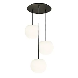 Pendelarmatuur ACAI 26 3-vlams, rond E27 IP20, mat, opaalwit dimbaar