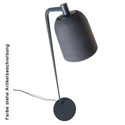 Floor lamp CLAVIO, E27, IP20, Lava anthracite, anthracite