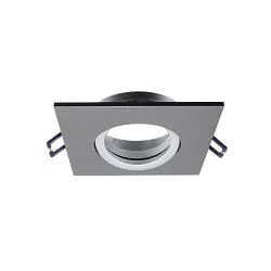Inbouwspot SAMSOLA MAX hoekig, draaibaar IP20, aluminium dimbaar