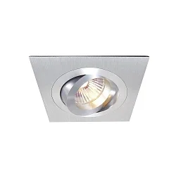 Plafondinbouwarmatuur MR16 spanningsconstante GU5.3 / MR16 IP20, zilver