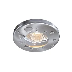 Plafondinbouwarmatuur IP54 spanningsconstante GU5.3 / MR16 IP54, zilver