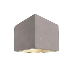 Wandarmatuur CUBE up down, cubusvorm G9 IP20, grijs dimbaar